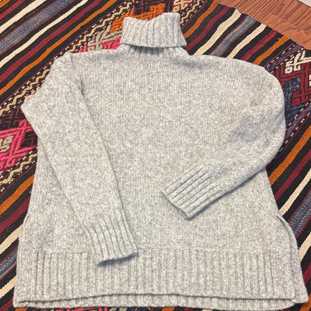 Everlane Gray Turtleneck Sweater